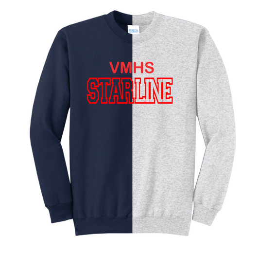 STARLINE 2 Color EMBROIDERED sweatshirt PC78