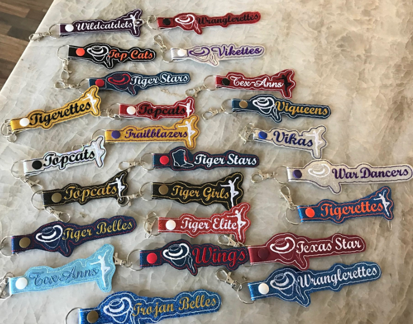 Dance Team Keychains – Sew Much Fun in Texas