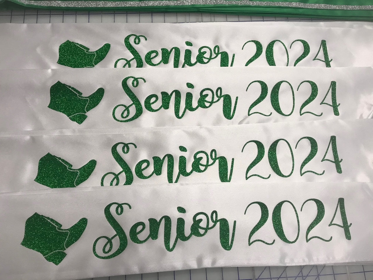 SENIOR Sash - Glitter