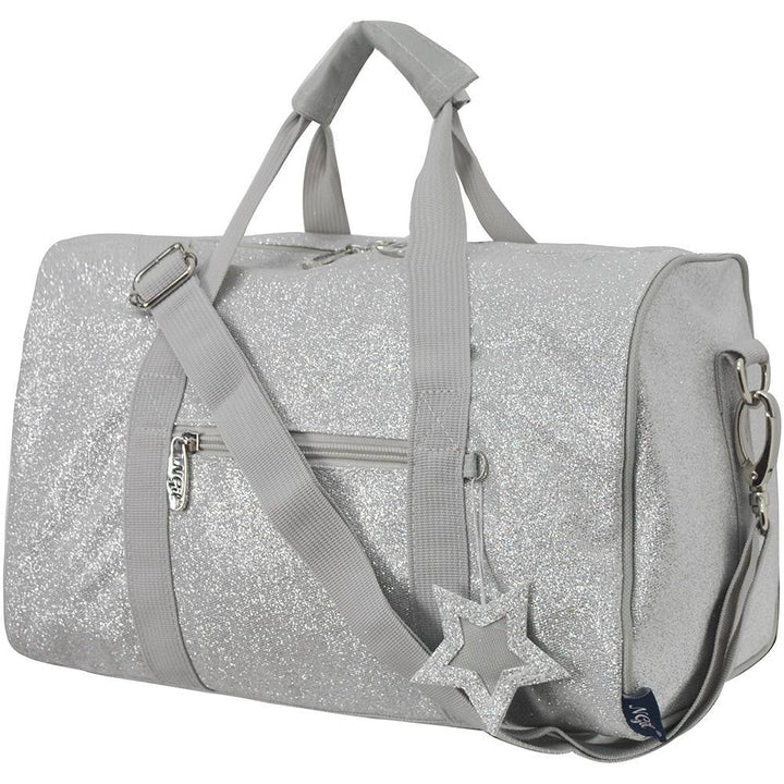 Glitter mini duffle bag