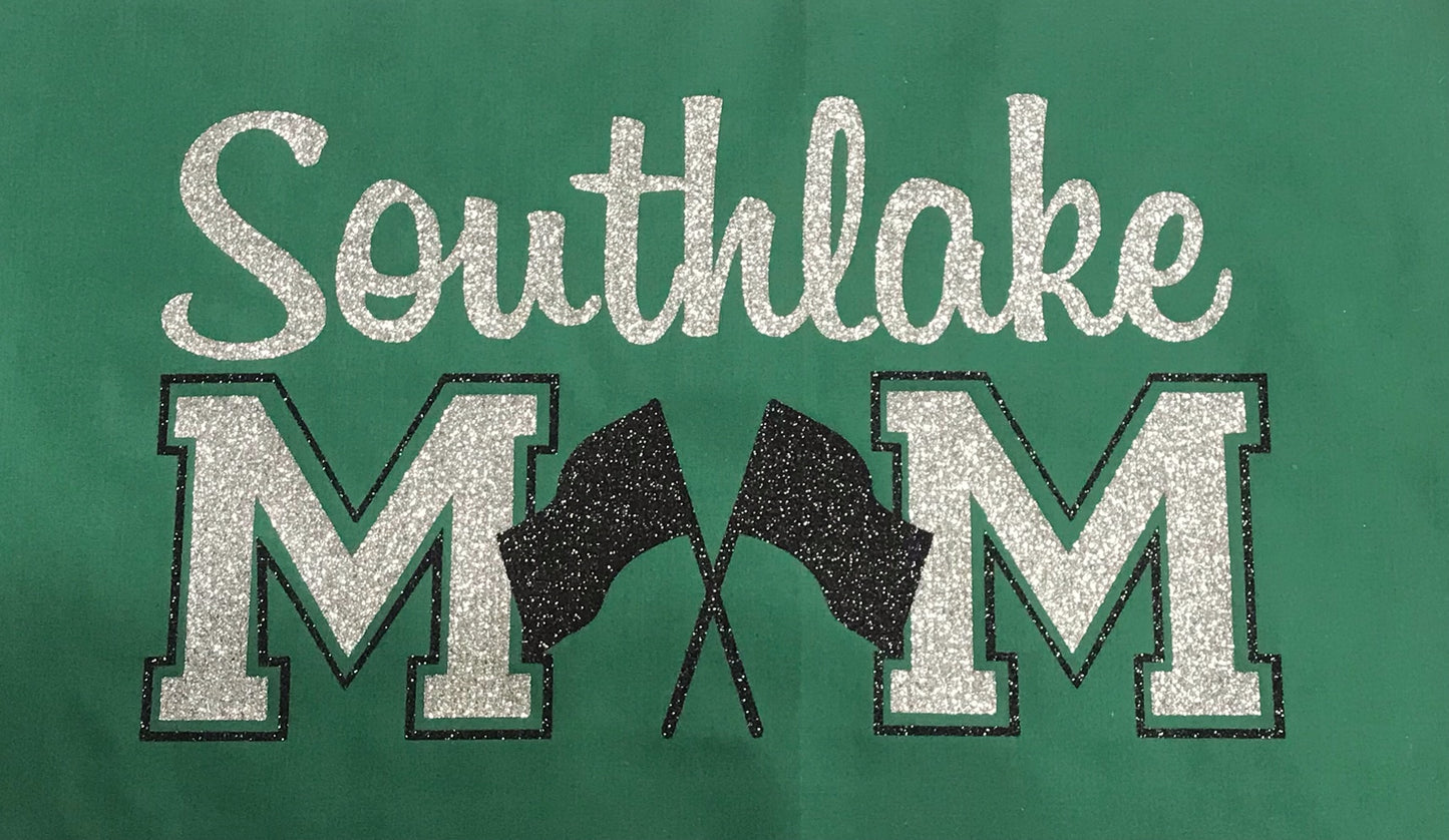 Southlake MOM flags  Glitter  BC3413 LPC455V