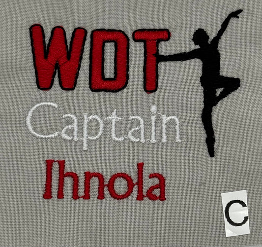 TDEA All State - Design C - left chest embroidery