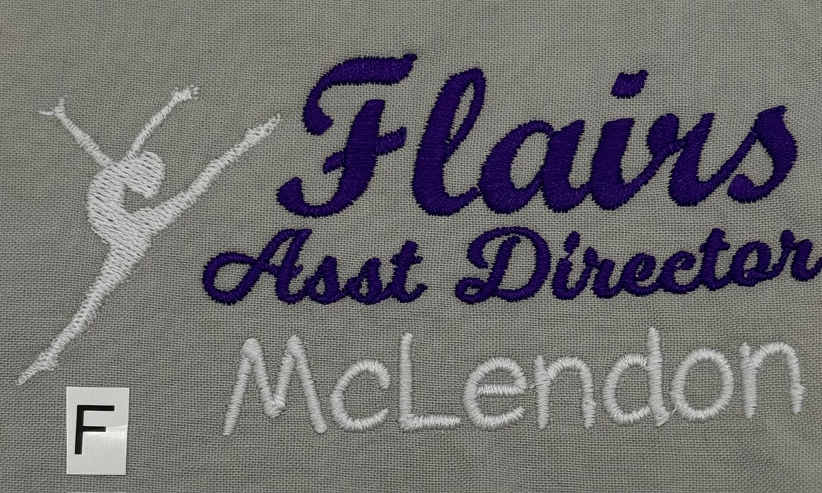TDEA - Design F - left chest embroidery