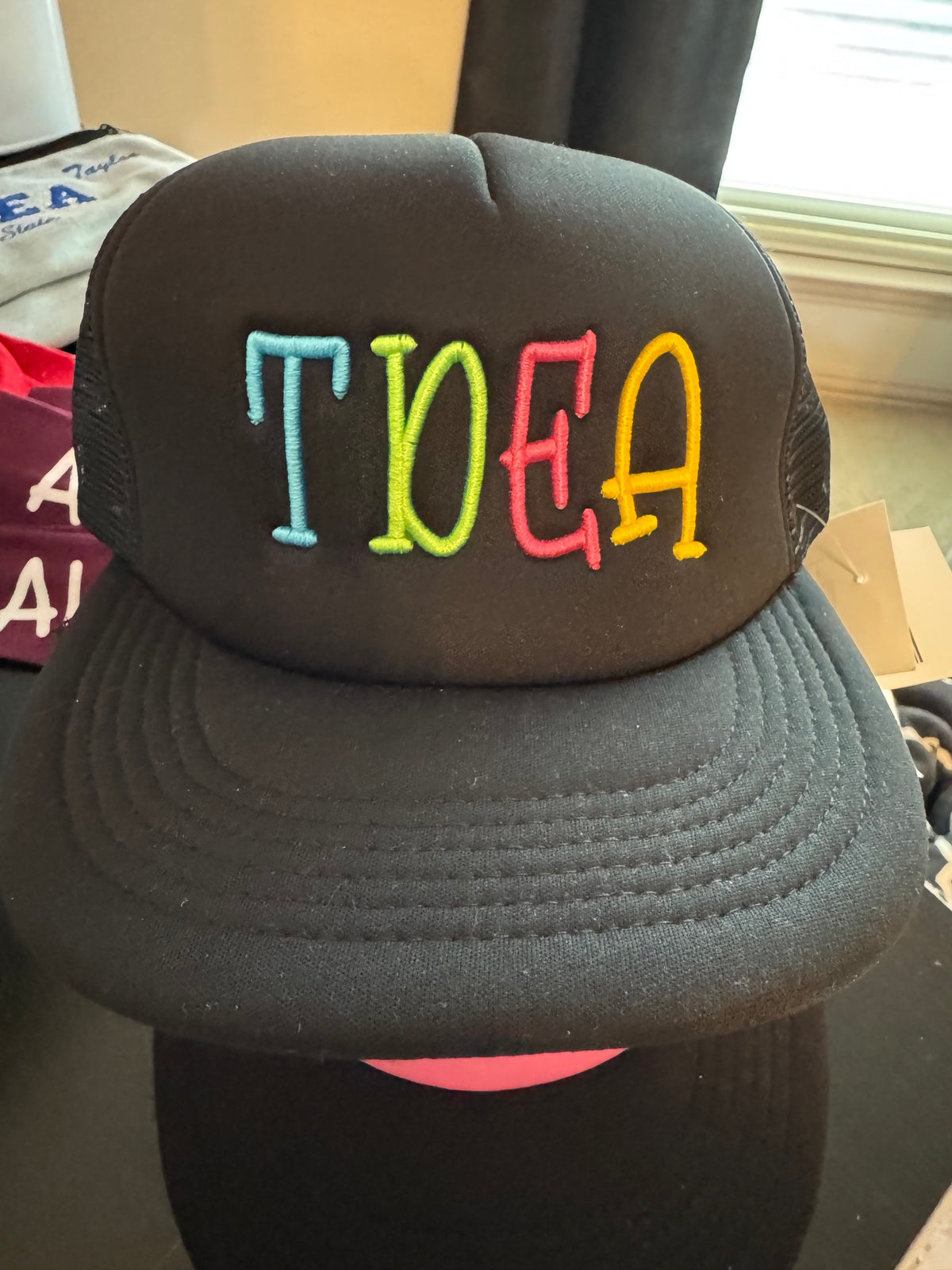 SALE - TDEA puff foam embroidered hat