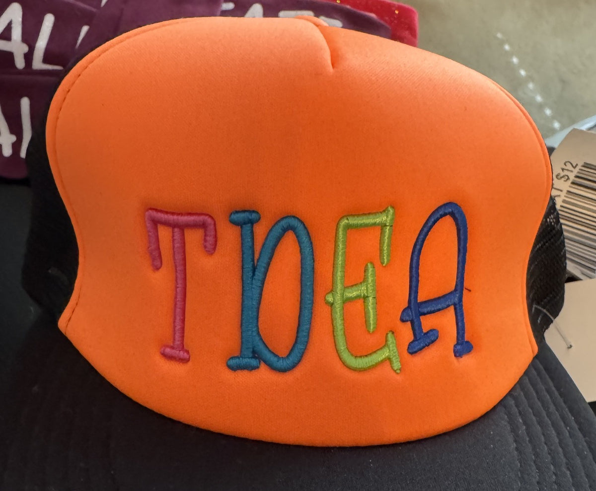 SALE - TDEA puff foam embroidered hat