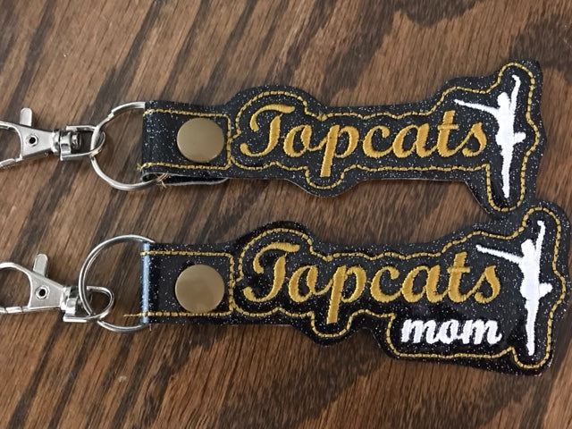 Topcats team keychain