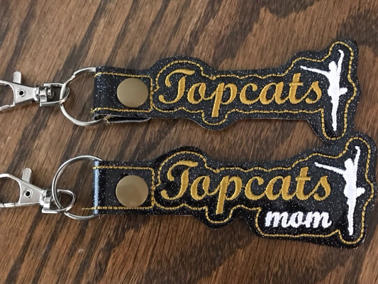 Topcats team keychain