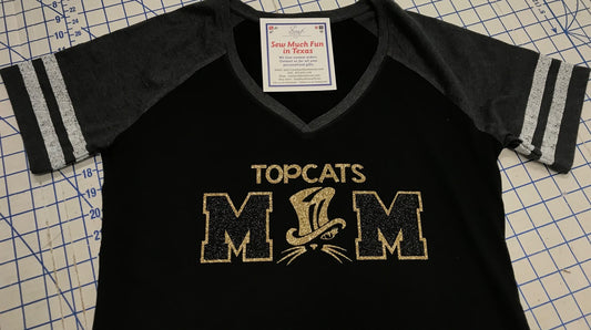 Topcats Mom glitter shirt DM476