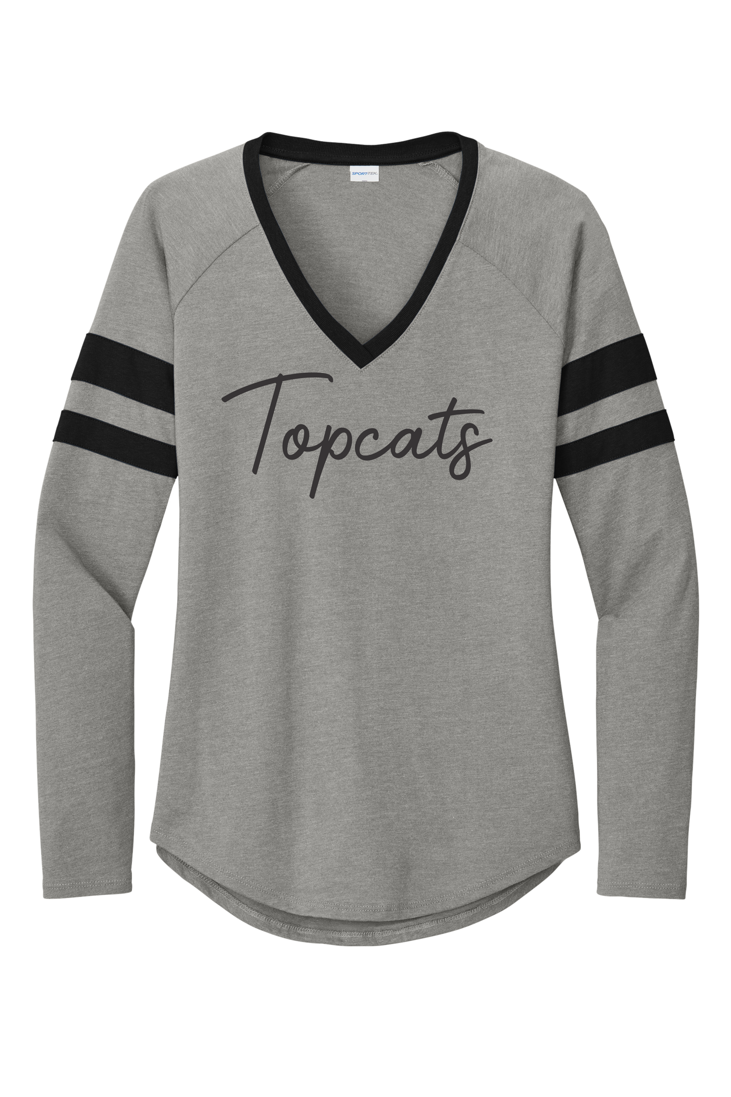 Topcats Ladies Long sleeve v neck LST6043