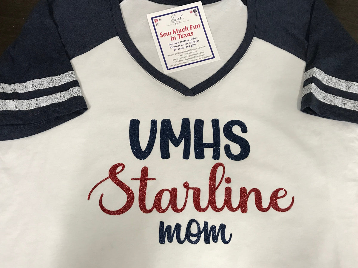 Vmhs Spirit VMHS Starline mom shirt DM476 β Sew Much Fun in Texas