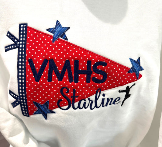 VMHS Starline Pennant fabric sweatshirt