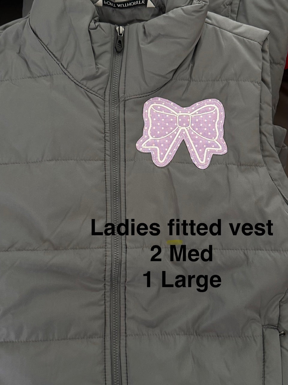 Ladies fitted Vest purple