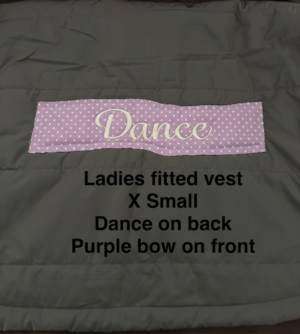 Ladies fitted Vest purple