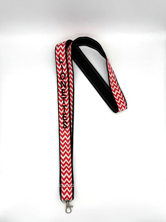 Lionettes embroidered lanyard