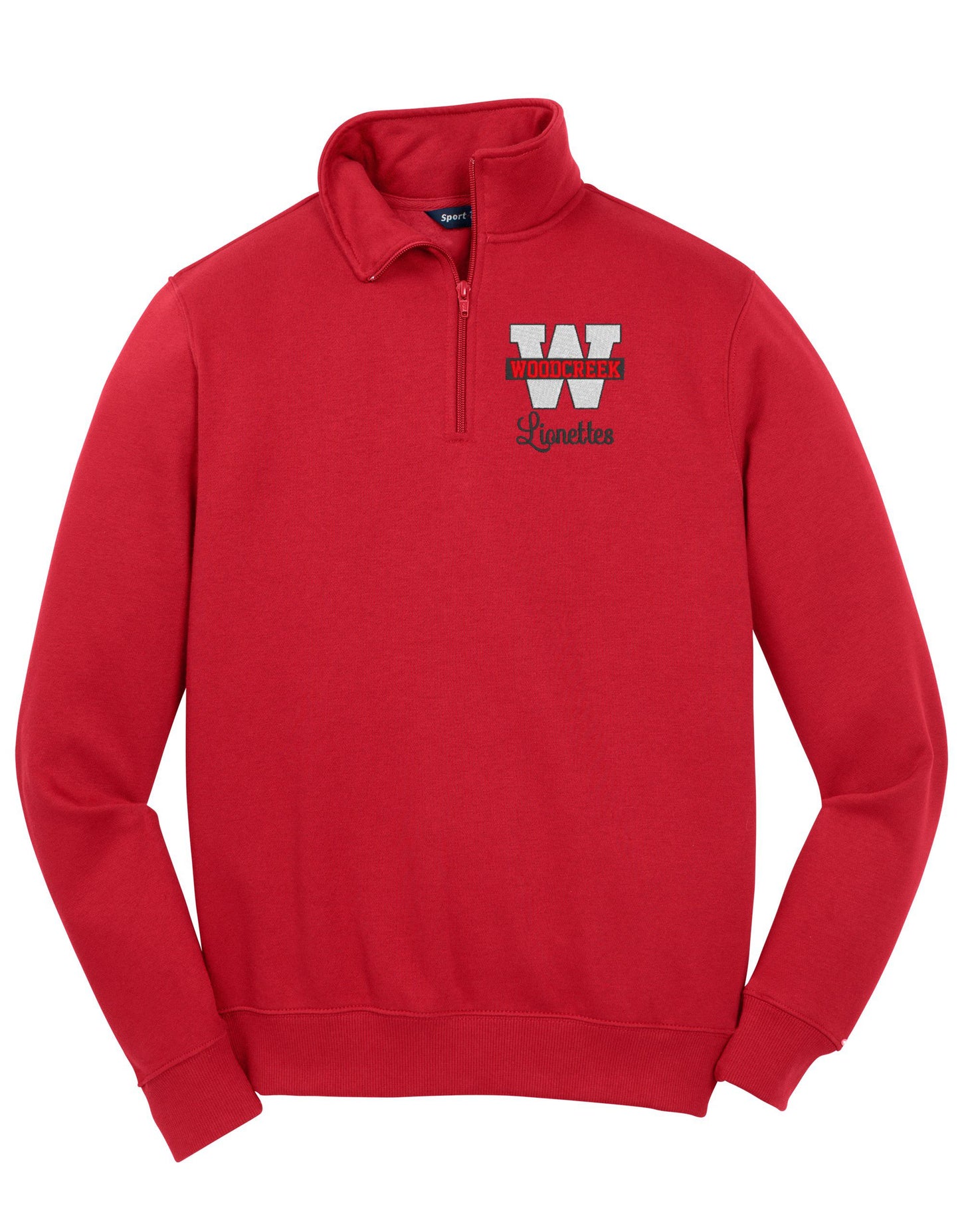Woodcreek Lionettes Half Zip Fleece pullover ST253