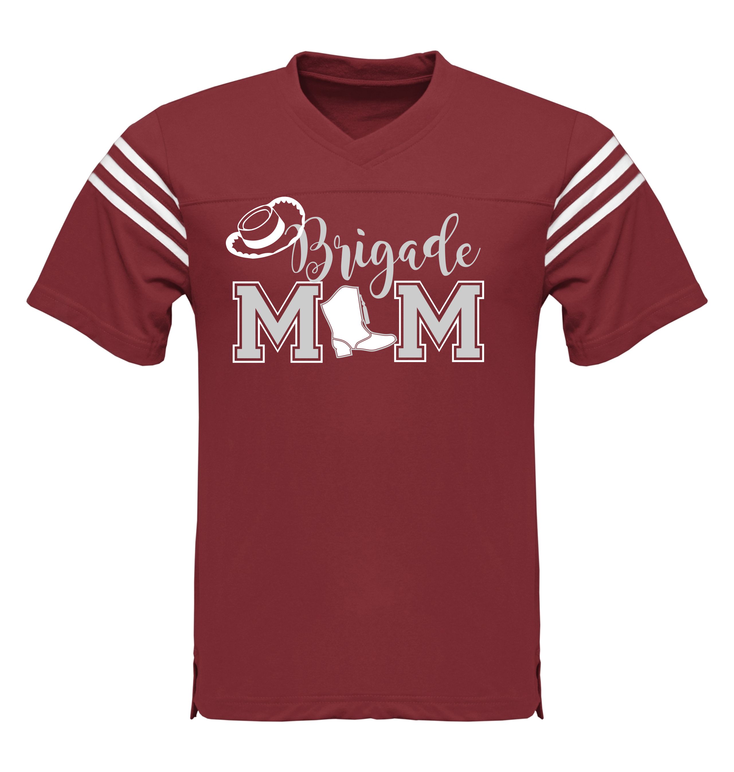 Cy-Fair Brigade Mom Glitter shirt