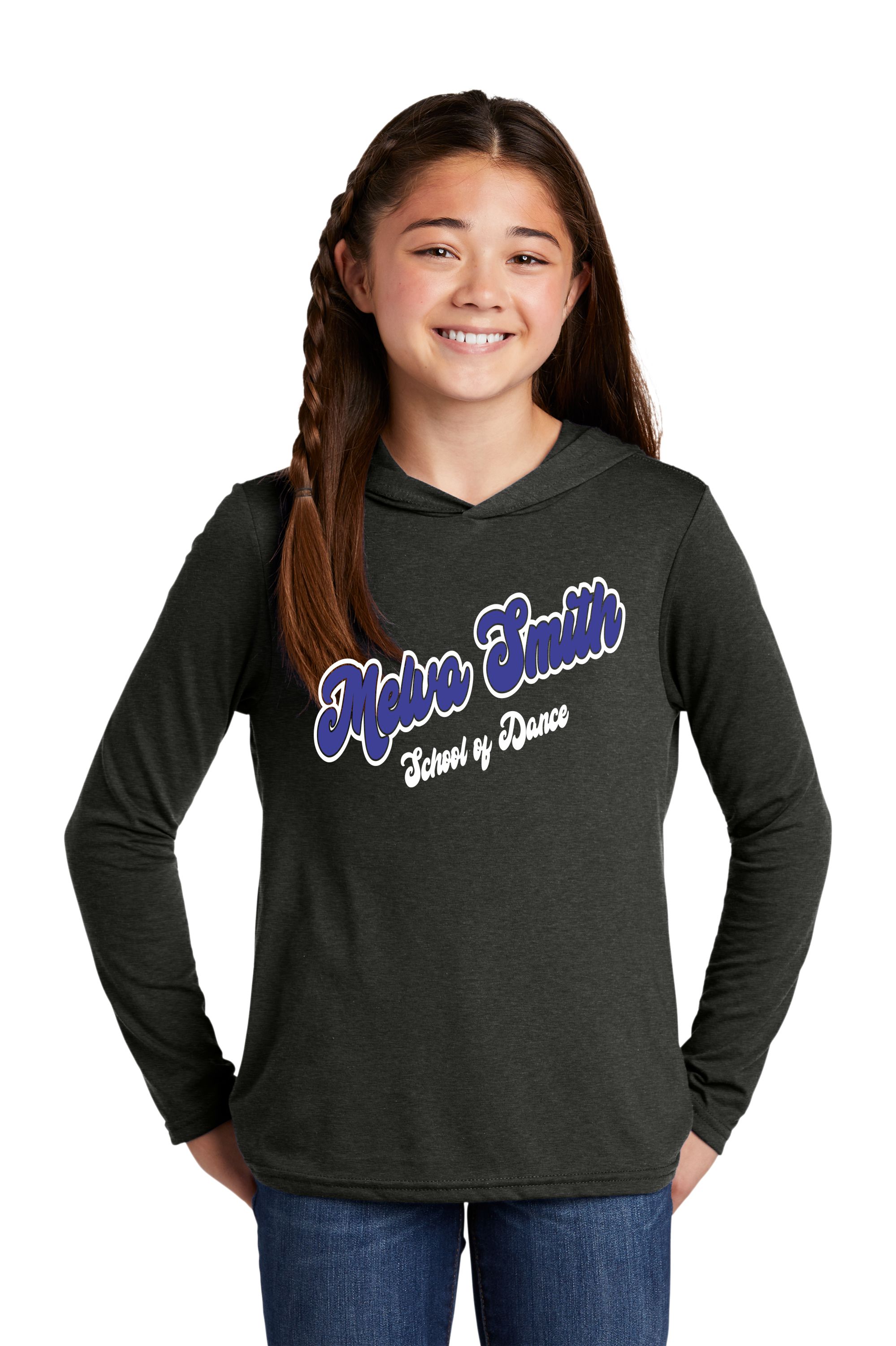 Melva Smith school of dance Long Sleeve Hooded t shirt